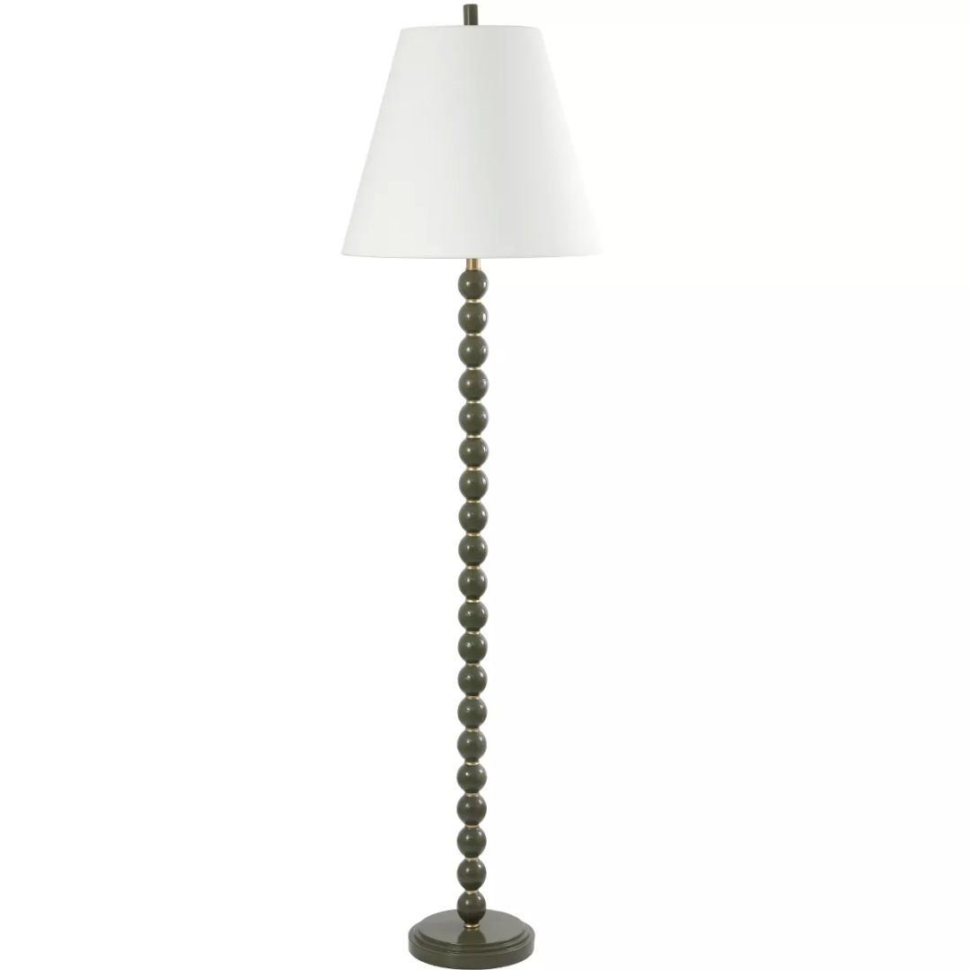 Callie 66" Floor Lamp - FLL4146 - Green/Gold - Safavieh