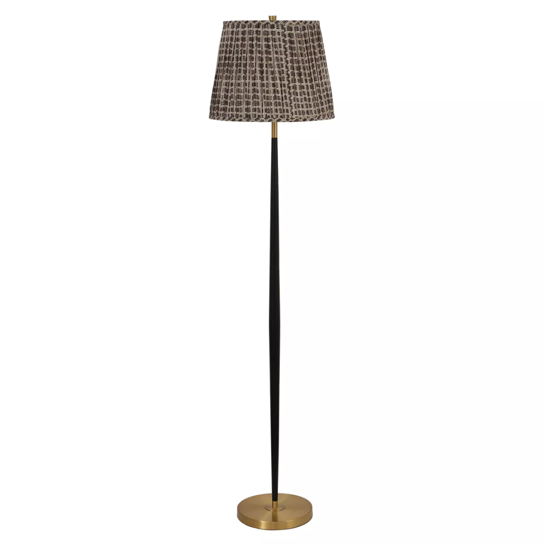 Carlyle 64" Floor Lamp - FLL4147 - Black/Brass - Safavieh
