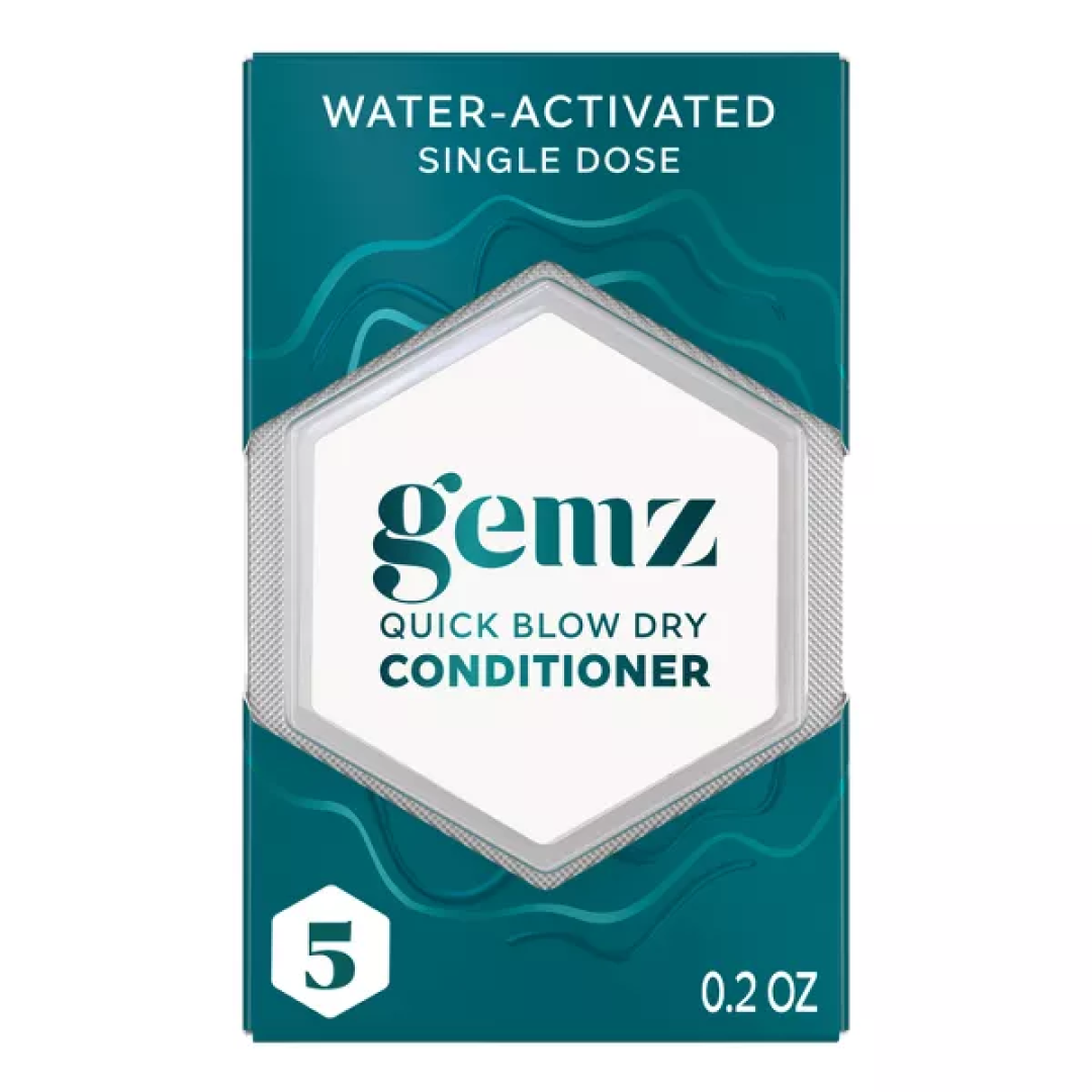 gemz Quick Blow Dry volume & body conditioner, color safe - 5ct