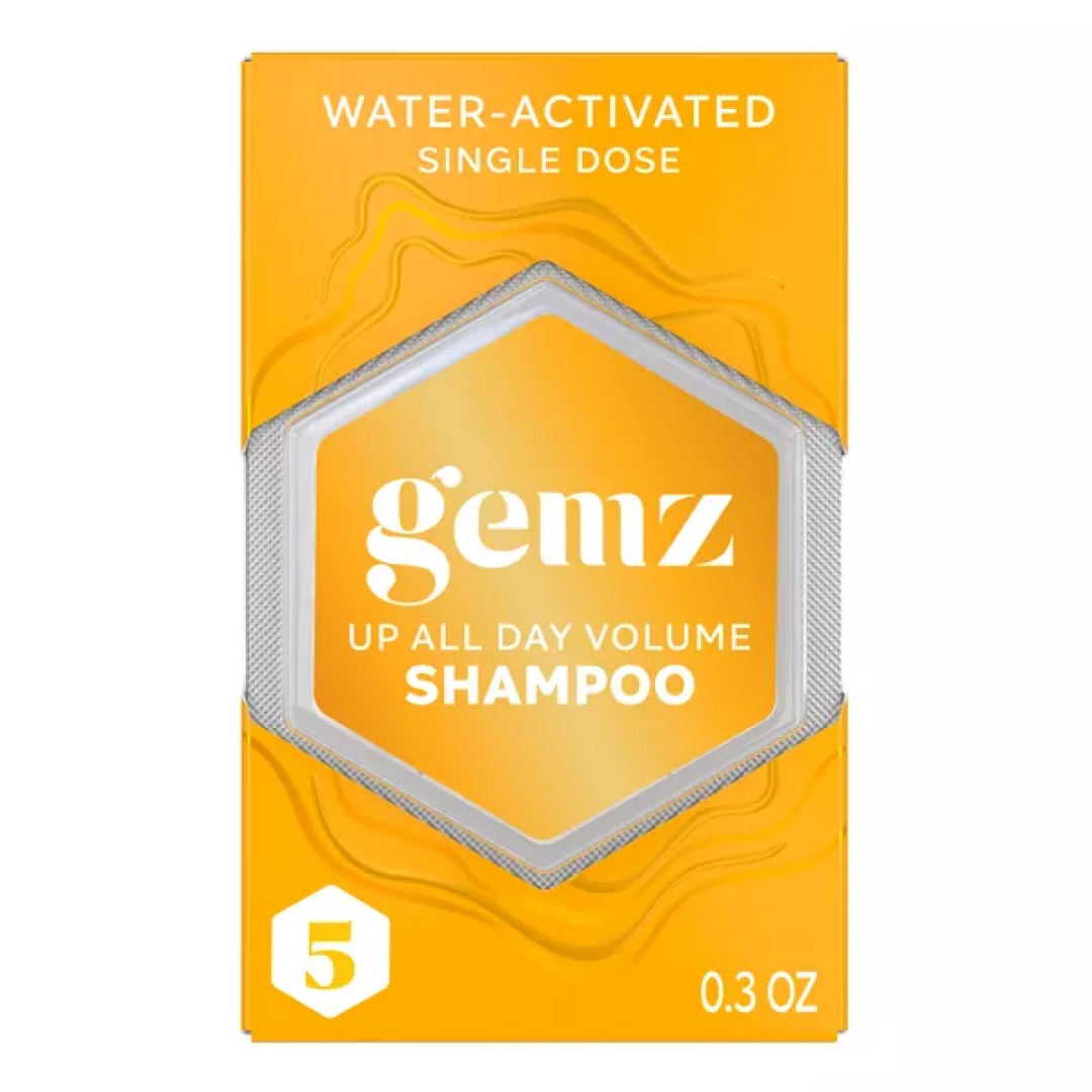 gemz Up All Day volumizing shampoo, color safe - 5ct