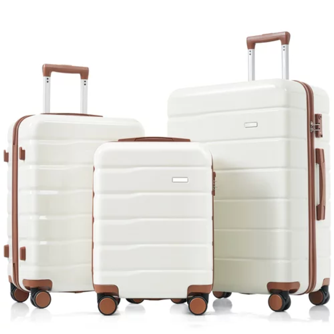 20"/24"/28" Hardshell Luggage, Lightweight Spinner Suitcase with TSA Lock, with/without Cosmetic Case 4M -ModernLuxe